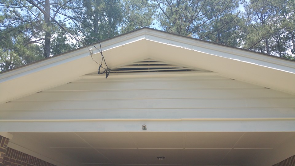 Siding on a Sandy Springs GA Home - After Pressure Washing