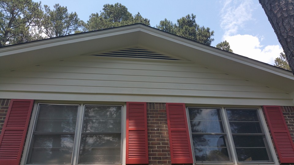 Siding on a Sandy Springs GA Home - After Pressure Washing