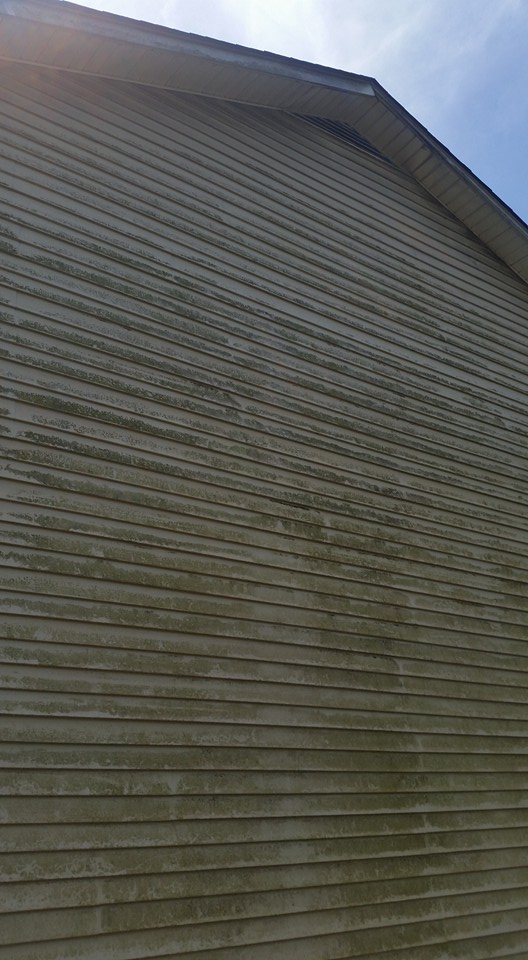 Siding on a Smyrna GA Home - Before Pressure Washing 1